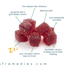 Sweet dreams gummies by Life Leaf Remedies deliver better sleep that tastes delicious